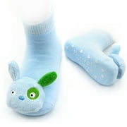 Blue Puppy Boogie Toes Rattle Socks, 1-Pair, 1-2 Yrs