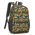 thumbnail image 3 of 17 Inch Lightweight Backpack,PVC Waterproof Oxford Fabric, Ergonomically Designed, with Large Capacity, Camouflage Print, 3 of 5