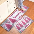 thumbnail image 5 of YIMEIS Merry Christmas Welcome Fall Kitchen Mats Set of 3,Xmas Winter Seasonal Farmhouse Home Seasonal Decorations Rugs for Floor - 16''*24'' and 20''*30'' and 17''*47'' in, 5 of 10