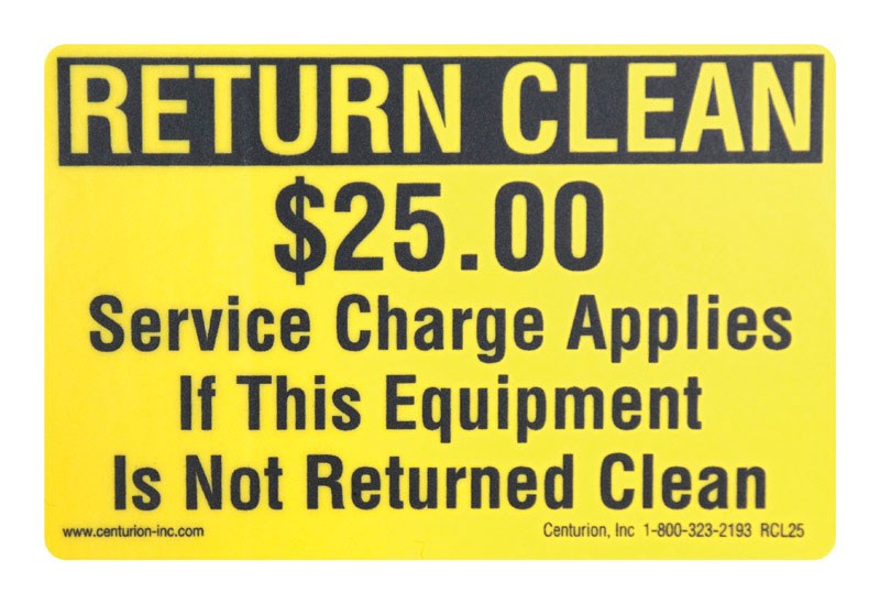 Return Clean25decal25pk