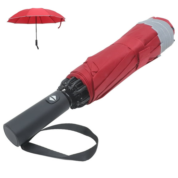 WSTEER Foldable Umbrella Outdoor Use Wind-proof Umbrella Universal Reflect Light Umbrella