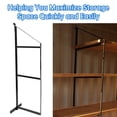 thumbnail image 6 of HECASA One Pair Cargo Shipping Container Shelving Brackets Instant Hook Hang Shelf Universal for Maximize Storage Cargo Space 2 Pcs, 6 of 13
