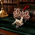 thumbnail image 4 of Clearance 2D Reindeer Christmas Tree Decorations, Vintage Christmas Ornaments, Handmade Xmax Tree Hanging Decorations for Home, 4 of 6