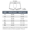 thumbnail image 6 of wirarpa Mens Underwear Modal Trunk Boxer Briefs Short Leg 4 Pack Sizes S-3XL, 6 of 6