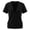 Black #15, variant on Deep V Neck T-Shirt for Men Slim Fit Muscle Tee Shirts Summer Casual Low Cut Stretch Workout Tops Coffee L