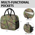 thumbnail image 6 of Camo and Branch Brown Pattern Insulated Leakproof Lunch Box for Work, Lunch Bag for Women Men, Loncheras Para Mujer for Beach Travel Picnic Camping, 6 of 6
