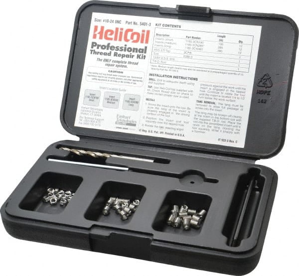 Heli-Coil 5401-3 Thread Repair Kit: Threaded Insert 0.285