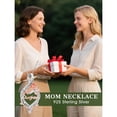 thumbnail image 2 of CACA LADY Gifts for Daughter 925 Sterling Silver Daughter Necklace Mothers Day Gifts for Women, 2 of 6