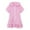 Pink, variant on breaise Girl's Fleece Hooded Robe,Kids Soft Zip-Up Beach Bathing Suit Lightweight Swim Cover Up White