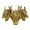 Gold Plated, variant on Three Headed Dragon Pin,  Steampunk Pin, Dragon Accessory, Viking Dragon, Mythical, Fire, Celtic, Gothic, Nordic, Norse, Badge, Lapel, Hat Pin, Backpack, 100+ Gothic Designs Available, Handmade in USA