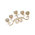 thumbnail image 1 of 5 Arms Crystal Candelabra Candle Holders Table Wedding Centerpiece Golden, 1 of 7