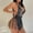 Black, variant on MKLEKYY Womens Tankini Swimsuits Swimsuit Women's New Europe and America Sexy Deep V Swimsuit Su Swimsuit