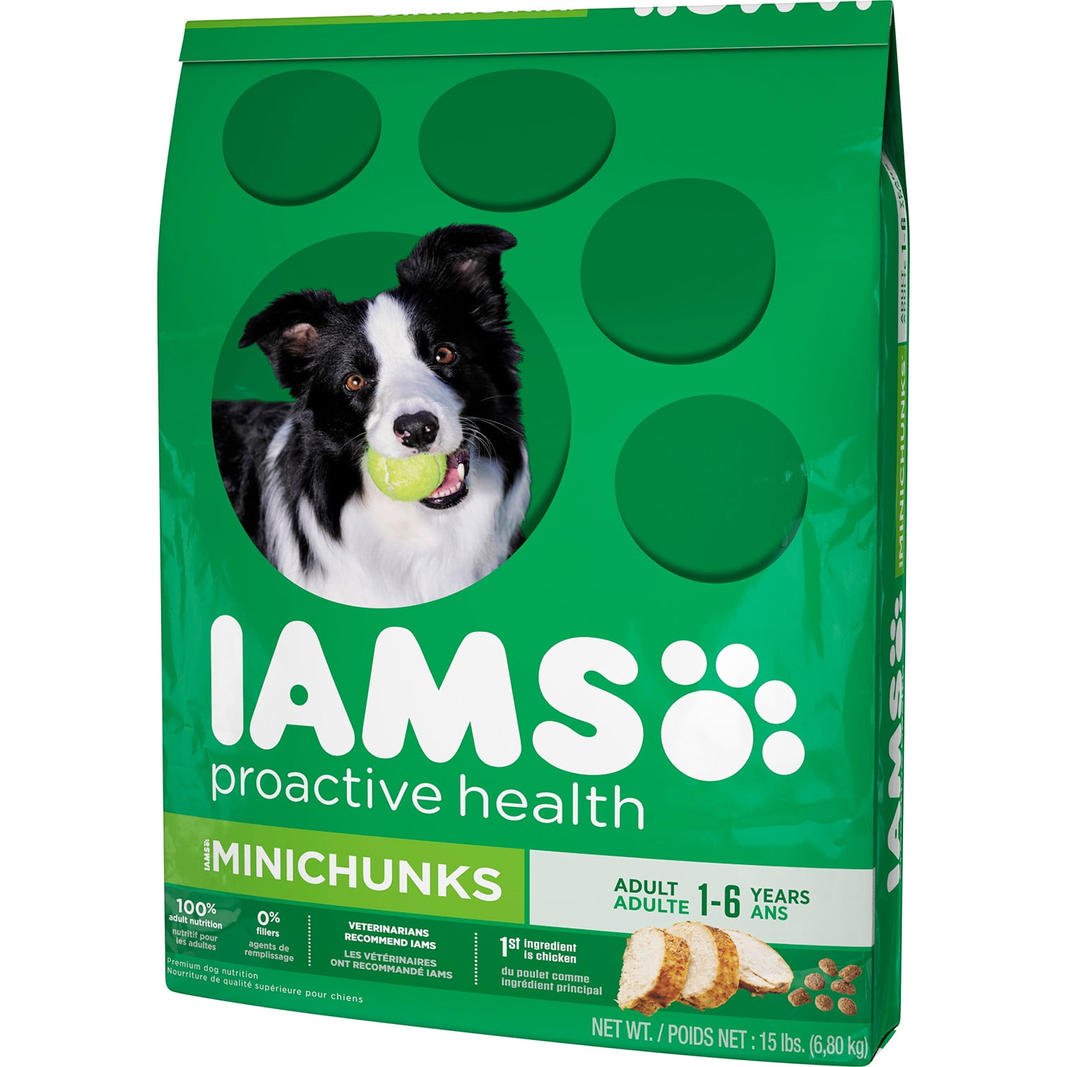 Iams Proactive Health Adult Minichunks Dry Dog Food - Walmart.com