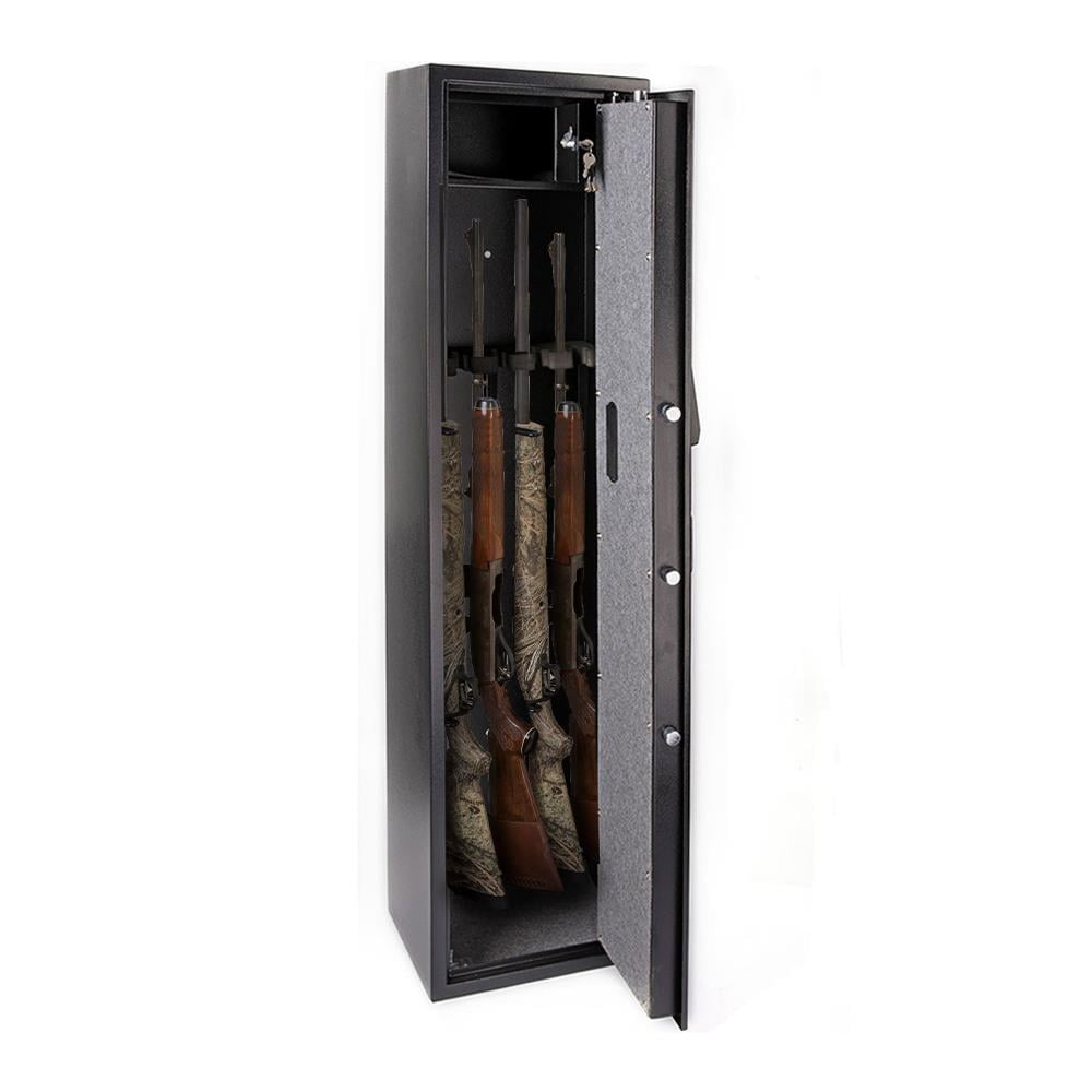 3.28 ft 1 Gun Rifle Shotgun Storage Metal Security Cabinet Steel Safe 1 m 