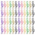 thumbnail image 1 of MIANGASTORE 75pcs Decorative Music Note Shaped Document Clip Sturdy Metal Clip Office Supply, 1 of 5