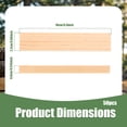 thumbnail image 2 of 50PCS Pine Wood Strips Wood Stick Unfinished Wood Dowel Rods Wood Rod for Crafts Rectangle Unfinished Sticks for Painting Engraving DIY Arts Home Decor School, 2 of 11