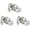 Satin Nickel-3, variant on 5 Pack Privacy Doorknobs,Keyless Round Knob Set for Bedroom and Bathroom,Interior Doorknobs,Satin Nickel Finish