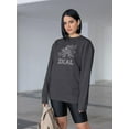thumbnail image 2 of Ikal With Snake Head Sweatshirt Women -Ikal Designs, Female Small, 2 of 4