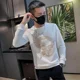 thumbnail image 2 of Camiseta Unicolor para Hombre, Jerseys Sencillos para Hombre, Sudadera Coreana de Cuello Redondo para Otoño, Sudadera de Manga Larga XXL, Ropa Y2k, Venta de Lujo Social, 2 of 5