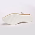 thumbnail image 4 of Viluyesy Womens Wedge Sandals, Comfortable Slingback Pointed Toe Spring Summer Trendy Dress Shoes Silver US7, 4 of 9