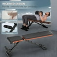 thumbnail image 2 of GASKY 600LBS Adjustable Weight Bench 6 Positions Backrest adjustment Foldable Workout Bench for Home Fitness Strength Training, 2 of 11
