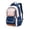 Blue, variant on WAYUTE Backpack for Kids Color Block Back to School Backpack Lightweight Breathable Padded Straps Large Capacity Elementary Bookbag Casual Outdoor Travel