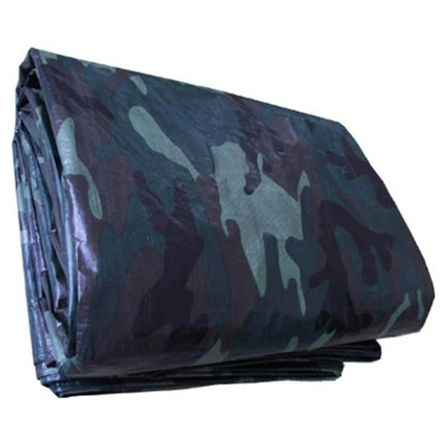 Bâche de Rangement en Polyéthylène 10 x 10 Pieds, Camouflage