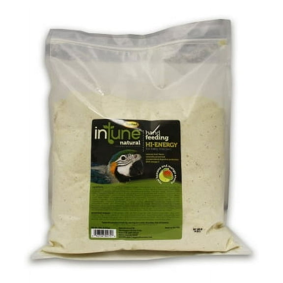 Higgins Intune Natural Hand Feeding Regular Formula Bird Food, 5 Lb