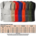 thumbnail image 2 of Women Fishing Cargo Vest Casual Safari Waistcoat Solid Color Jacket, 2 of 3