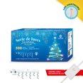 thumbnail image 4 of Cascada Luz 500 Leds 7.5 Metros Control 8 Secuencias De Luz Decorativo Blanca Yankon YK-NAV-C5001, 4 of 5
