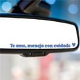 thumbnail image 4 of KeirineCC Spanish I Love You Drive Safe Inspirational Message Decal Vinyl Waterproof Sticker Decal For Notebook Car Laptop WindowBlue, 4 of 6