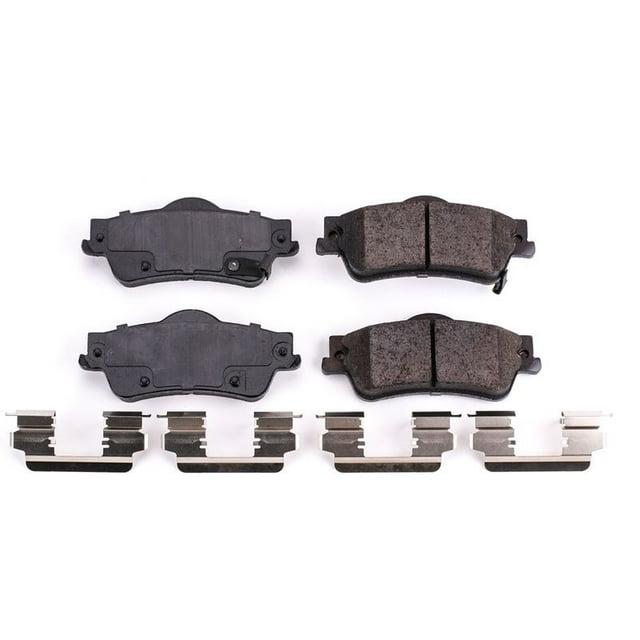 Power Stop Brake Pad 17-1352 Z17 Evolution; FMSI Number D1352; Ceramic Brake Pads; Set Of 4; With Premium Stainless Steel Hardware