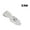 2 inches, variant on Anti Theft Hasp Staple Shed Latch Stainless Steel Door Lock Padlock Clasp Household Burglar-proof Hardware for Wood Door Cabinet