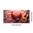 thumbnail image 1 of Red Roses Flower Vase Backdrop Photo Booth Background Romantic Hanging Hearts Wedding Photography Banner Valentines Celebrations Decor Event, 1 of 4