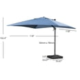 thumbnail image 2 of Sardinia Outdoor 9'8-foot Canopy Umbrella with Stand, 2 of 7