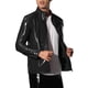 thumbnail image 4 of Chaquetas metálicas INSPIRE CHIC para hombres, chaqueta de PU brillante para fiestas y clubes nocturnos con cremallera, 4 of 5