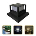 thumbnail image 2 of Outdoor Post Light Fixture Waterproof Solar Powered Light Post Lighting, 2 of 4
