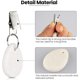 thumbnail image 4 of 6 pcs Tablecloth Clips, Tablecloth Weights Hangers, Curtain Marble Teardrop Shape Metal Clip Tablecloth Hanger, Stone Table, 4 of 5