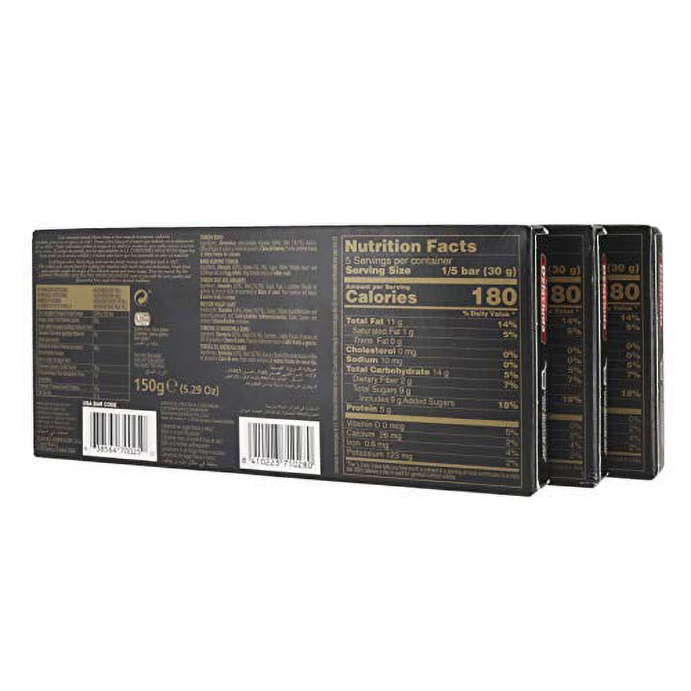 Delaviuda Crunchy Almond Nougat Snack Bars, 3 Pack, 5.29 oz