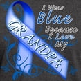 thumbnail image 3 of CafePress - I Wear Blue Because I Love My Grandpa Dark T Shirt - Men's Classic Graphic Cotton T-Shirt, 3 of 4