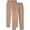 Khaki, variant on Pntutb Mens Sweatpants 2Pcs Fashion Drawstring Elastic Waist Pants Solid Color Casual Length Trousers