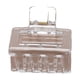 thumbnail image 1 of Barbilla estrecha y curvada, cristal transparente, adecuado para el uso diario, pinza para el cabello con diseño de arcoíris transparente, grande y larga., 1 of 5