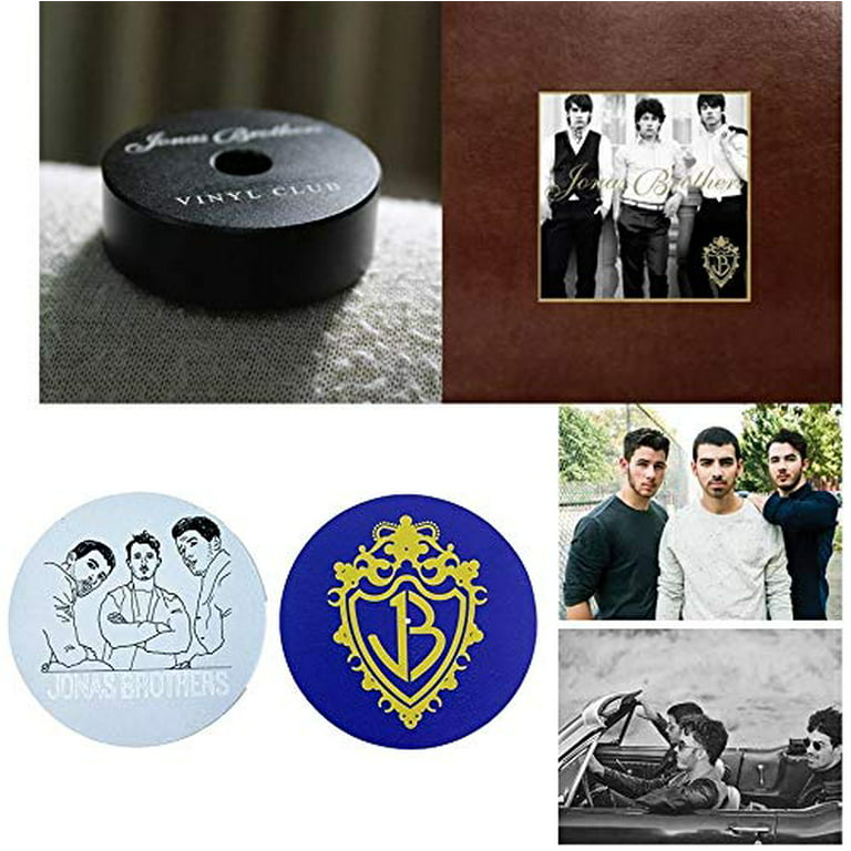 Jonas Brothers Vinyl Club Exclusive Members Only Artbook + Slipmat + 45 Adaptor 2 Posters Bundle - Walmart.com