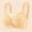 Beige, variant on Women's Push Up Bra Full Coverage Breathable No Underwire Bralettes Bra Lift Up Everyday Seamless Bra Strapless Breasts Thin Soft Pure Cotton Bra Without Underwire That Exposure Pink Xxl