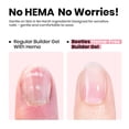 thumbnail image 2 of Gel constructor para uñas Beetles, sin hematoma, 7 en 1, transparente y nude, 2 of 7