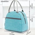 thumbnail image 3 of Bolsa Térmica para Almuerzo FlowFly Aislada Azul Marino para Mujer/Hombre, 3 of 8