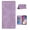 Purple, variant on iCase Shop iPhone 16 Pro Max Vegan Leather Wallet Cell Phone Wallet Case for Apple iPhone 16 Pro Max