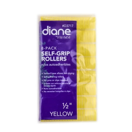 Diane Self Grip Yellow Rollers - Option : 1/2