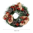thumbnail image 4 of Injueey Guirnalda de Navidad para puerta delantera, guirnaldas colgantes para exteriores, guirnaldas artificiales rústicas, adornos colgantes Kits de decoración para fiestas, 4 of 6