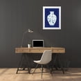 thumbnail image 3 of Isabelle Z 25x32 White Modern Wood Framed Museum Art Print Titled - Indgio Porcelain Vase II, 3 of 4